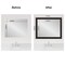 Amanti Art Mirror Makeover Bathroom Mirror Frame Border Kit - Fully Assembled Peel and Stick Frame - Mirror NOT Included - Furniture Espresso Narrow Trim